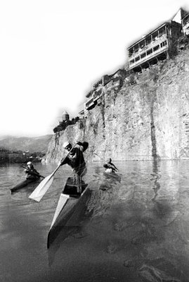 Гребцы тренируются на реке Куре 1971 г..jpg